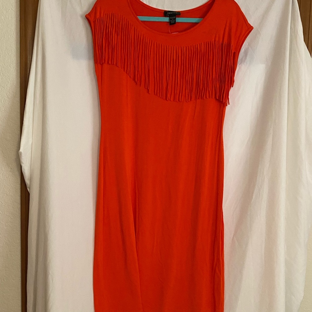 Red Fringe Dress
